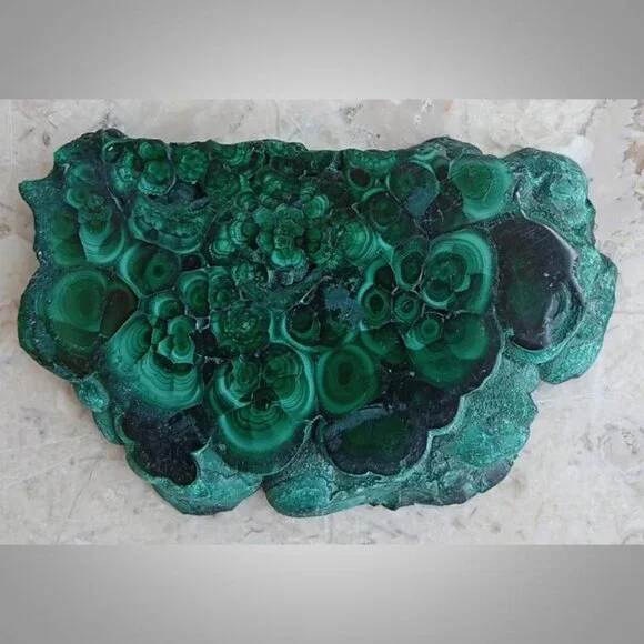 ❤️ MALACHITE mineral stone rock crystal slab 04 PEACE chakra balance - Picture 4 of 6